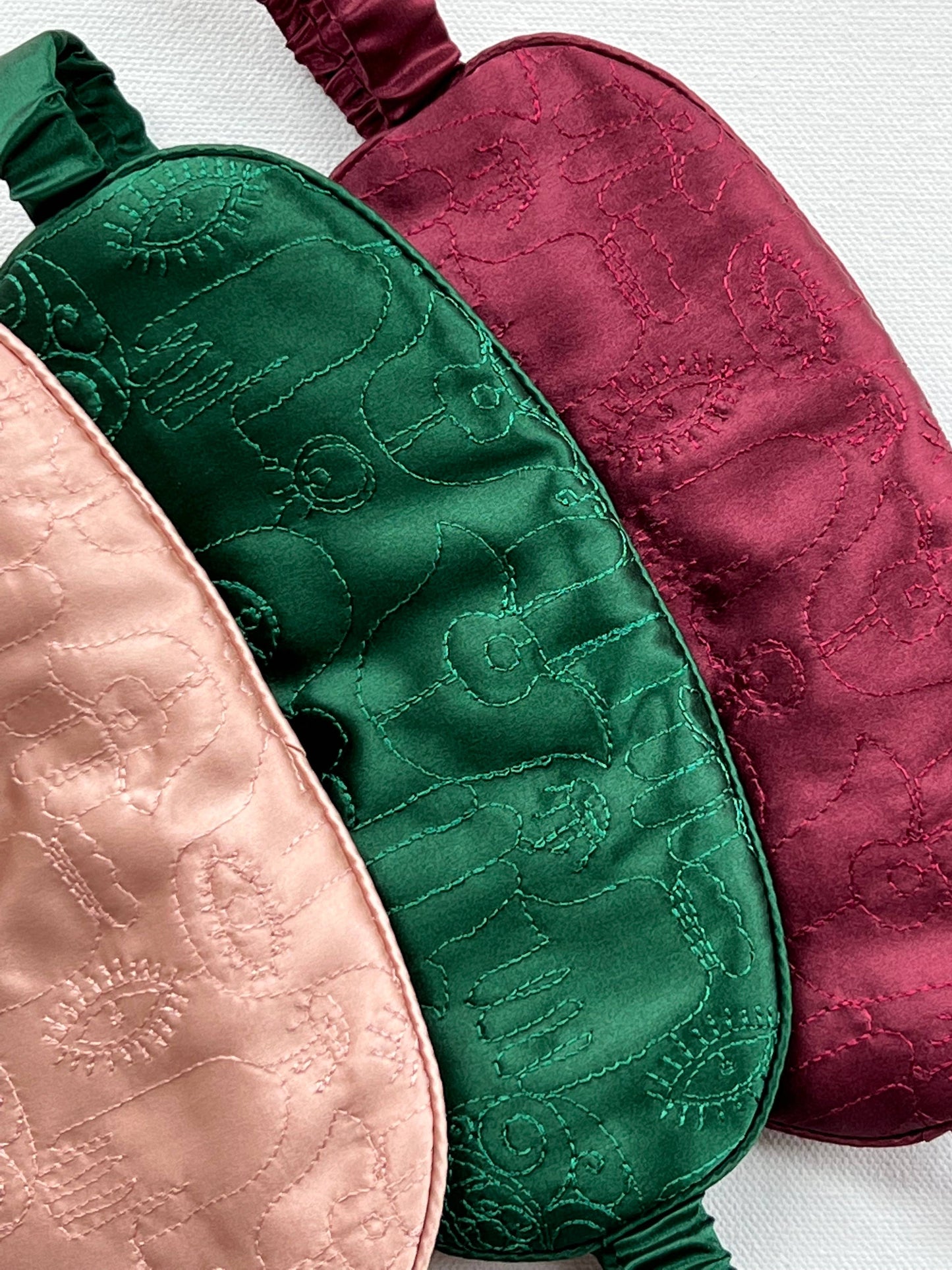 Hamsa Qulited Eye Mask