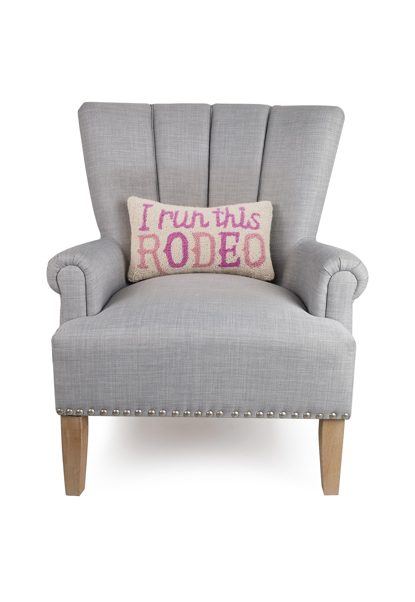 I Run This Rodeo Accent Pillow