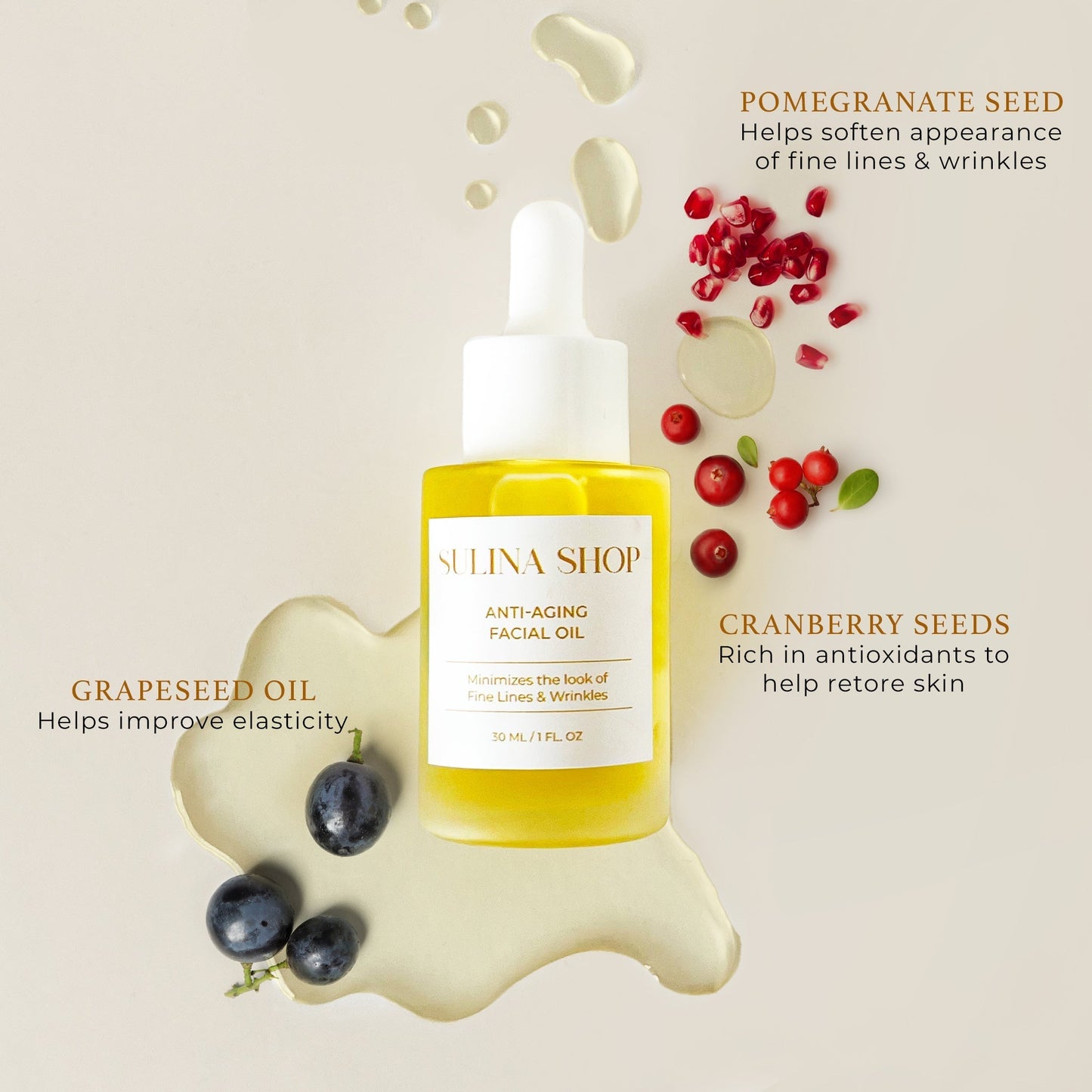 True Beauty - Anti-Aging Facial Oil