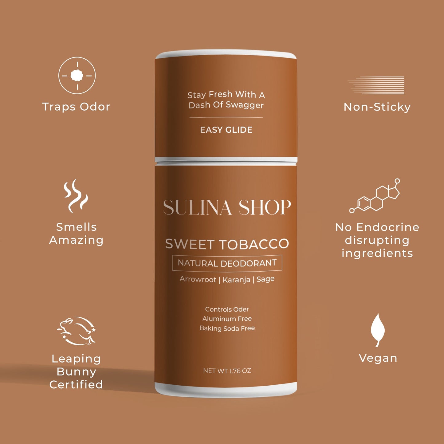 Sweet Tobacco - Natural Deodorant