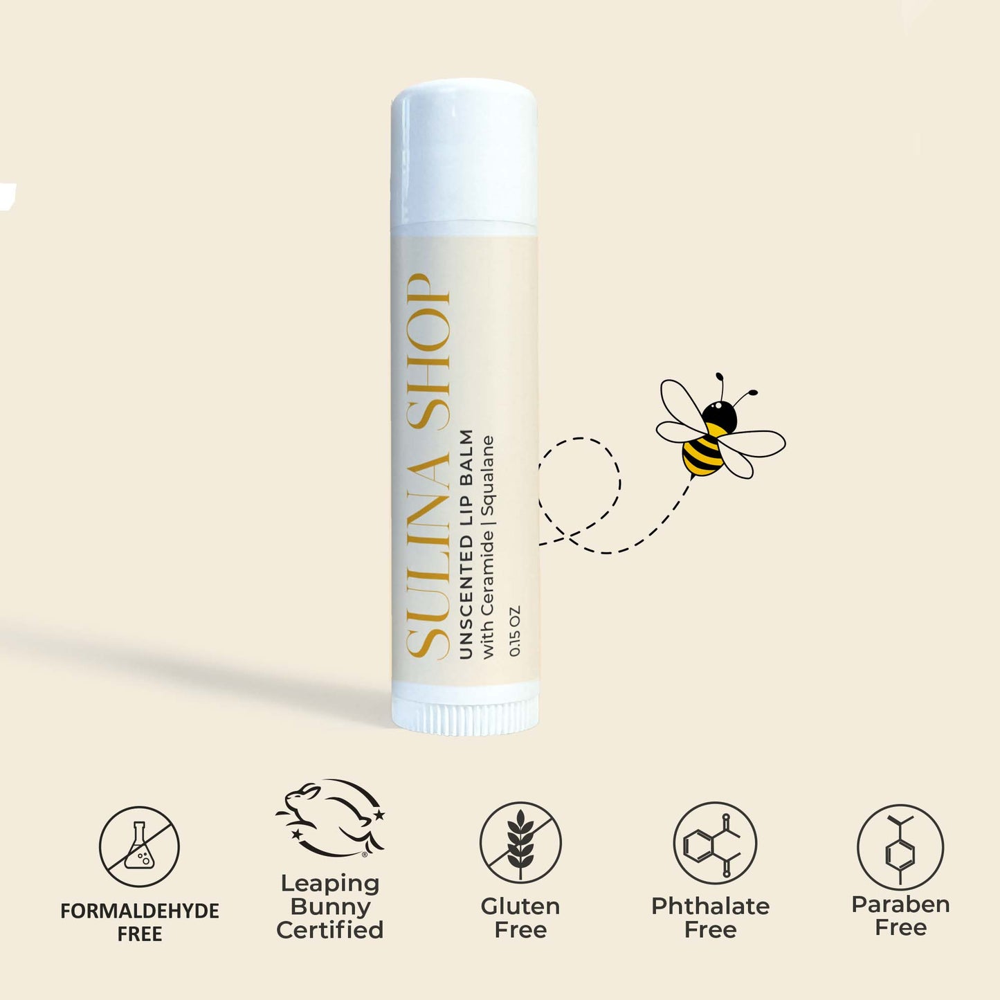 Unscented Lip Balm for Sensitive Skin