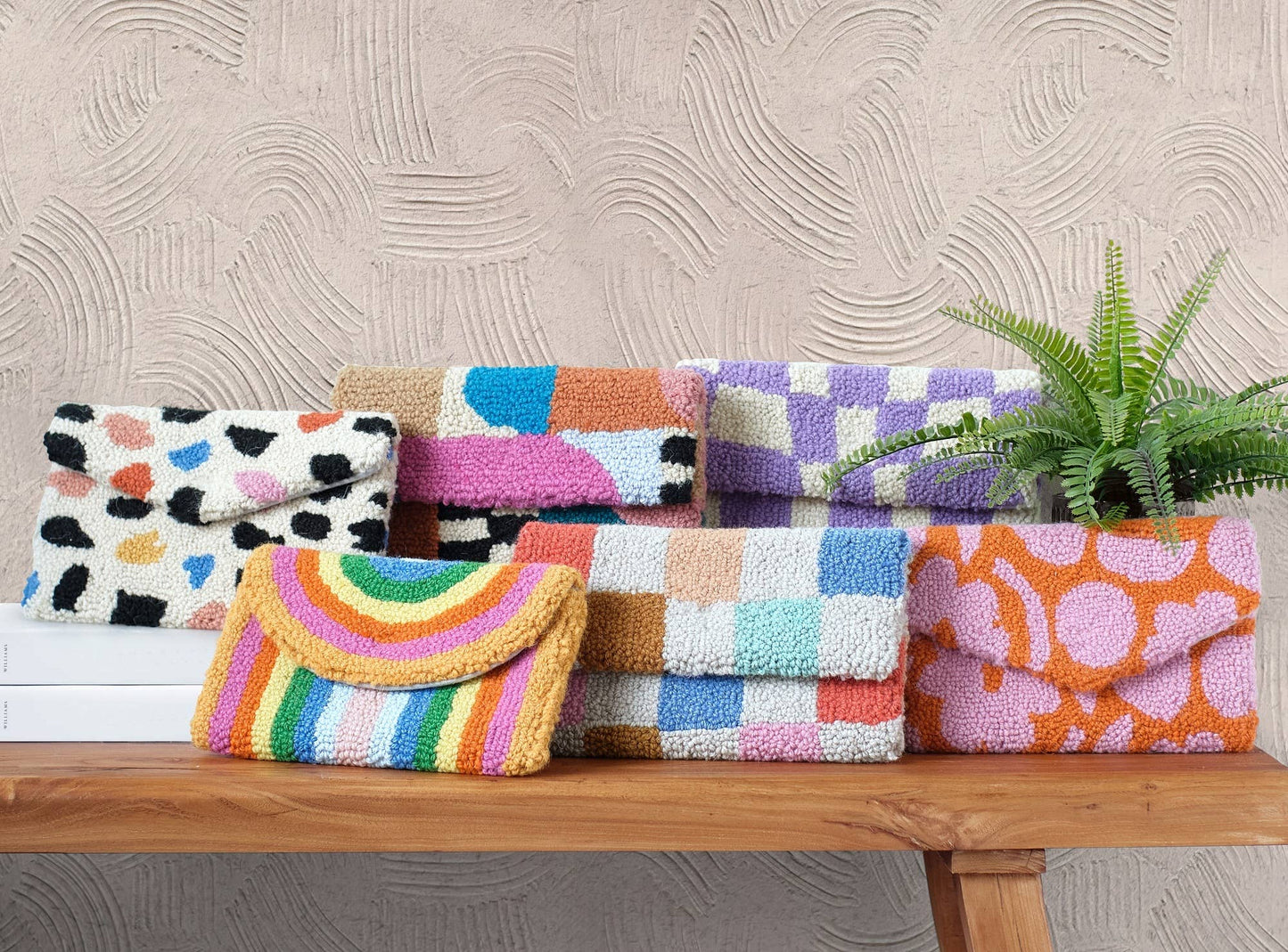 Rockin’ Rainbow Clutch