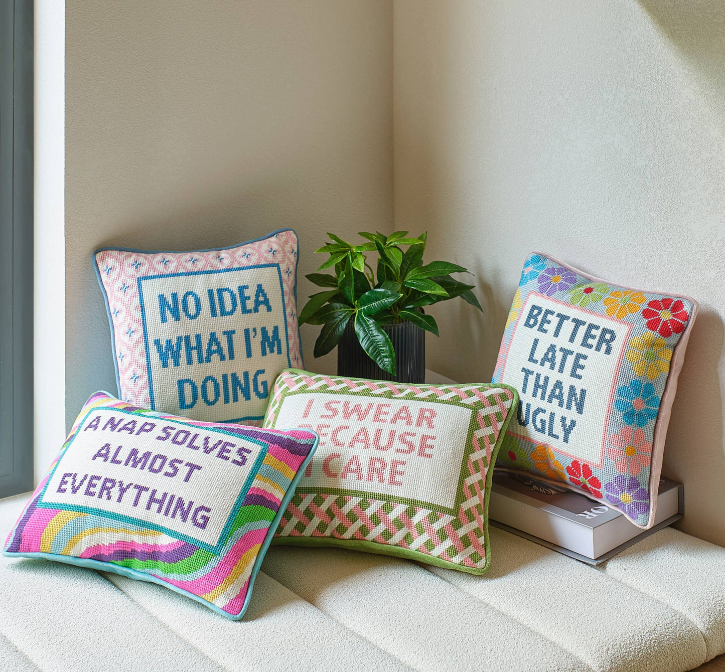 Swearing is Caring Pillow