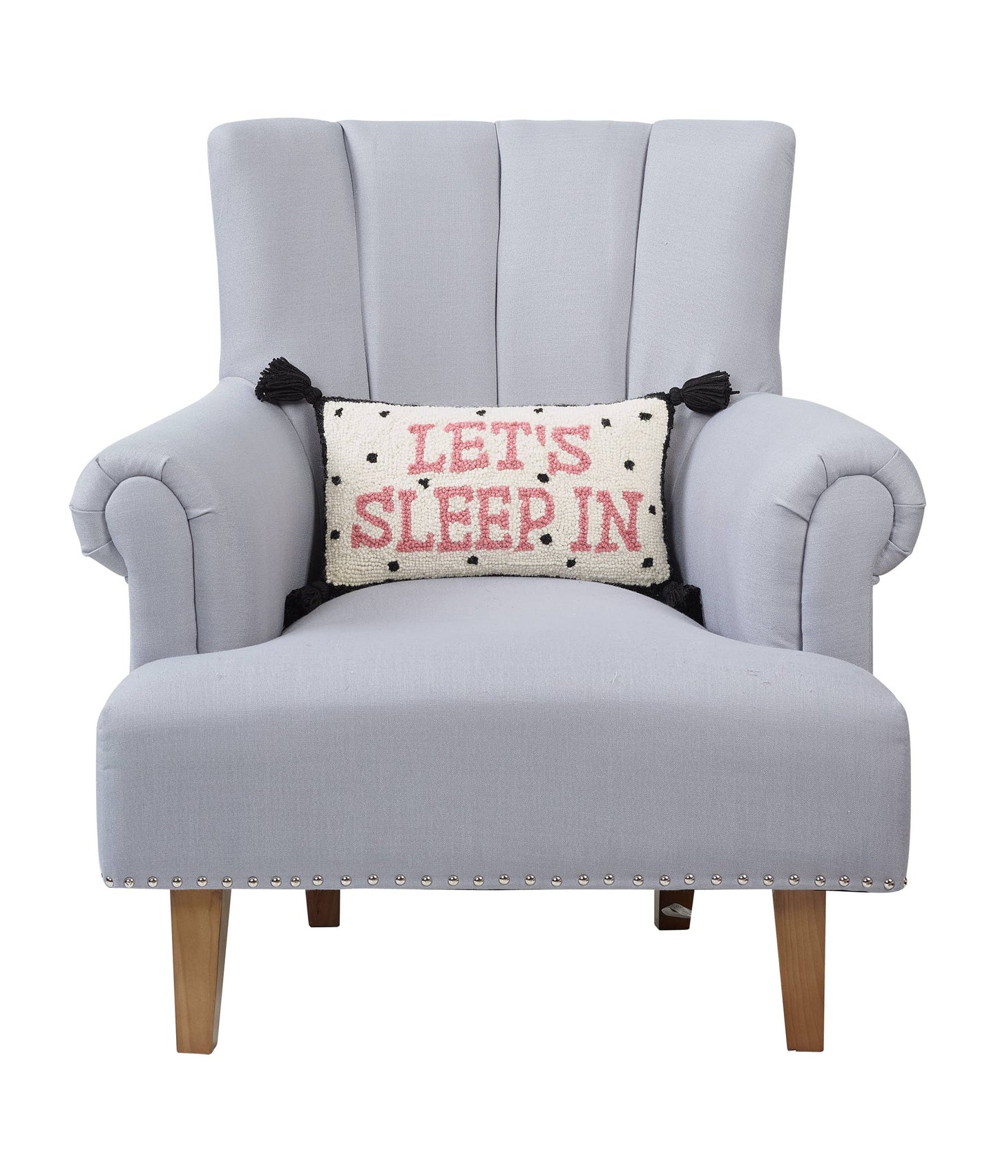 Let's Sleep In Throw Pillow