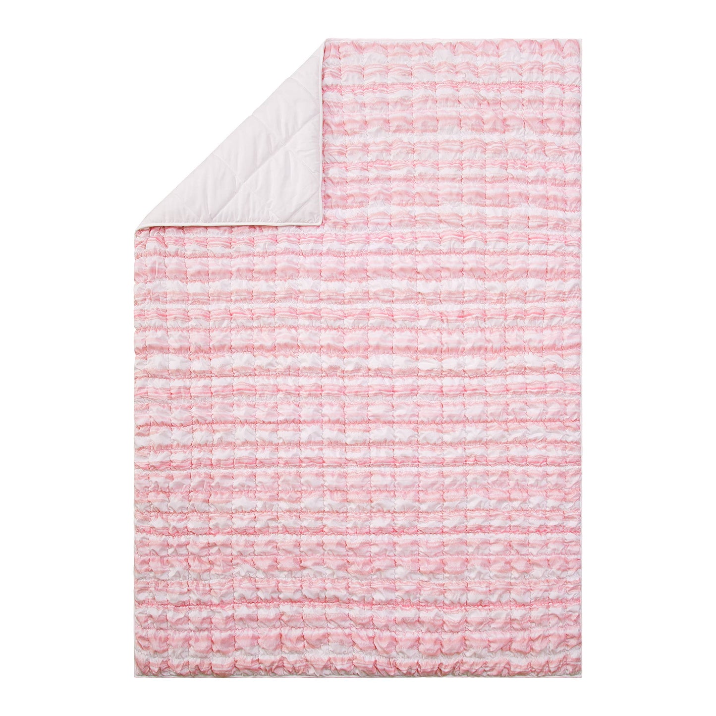 Dreamy Clouds Printed Quilt Set - Pink