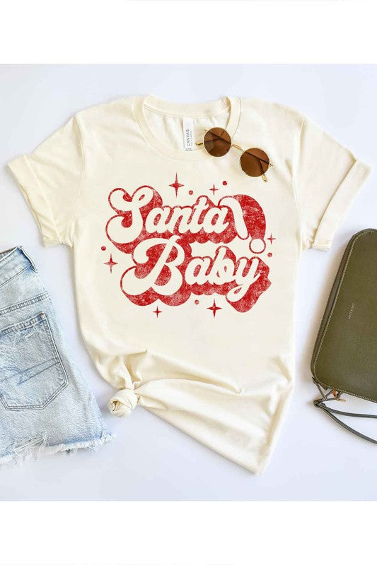 Santa Baby T-Shirt - Plus