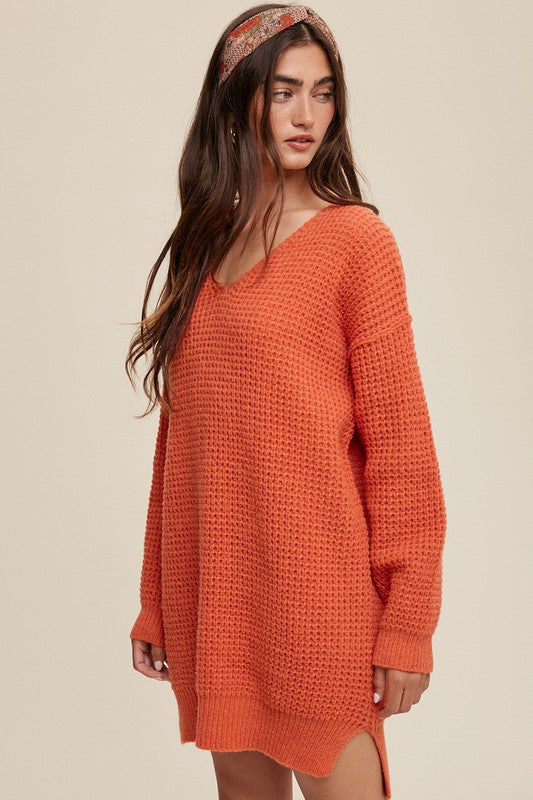 Rightfully Ribbed Knit Sweater