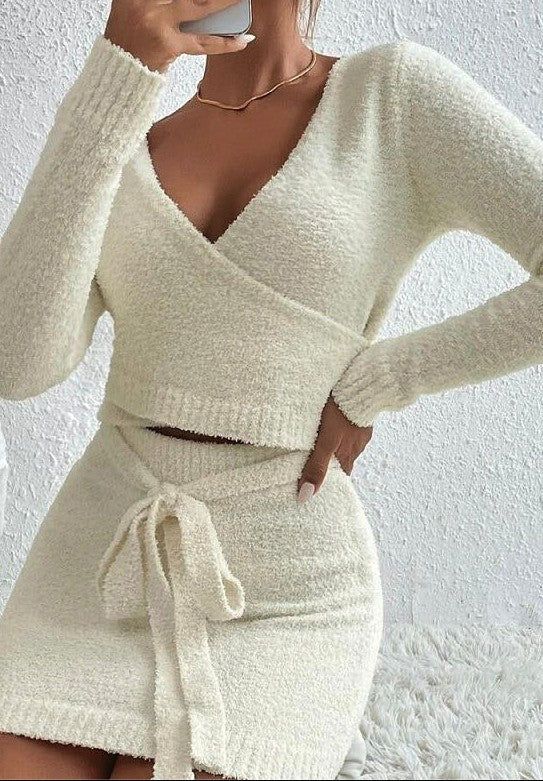 Winter Wraps Skirt Set