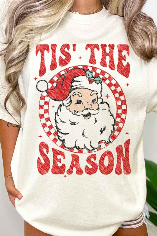 TIS THE CHRISTMAS SEASON OVERSIZED TEE