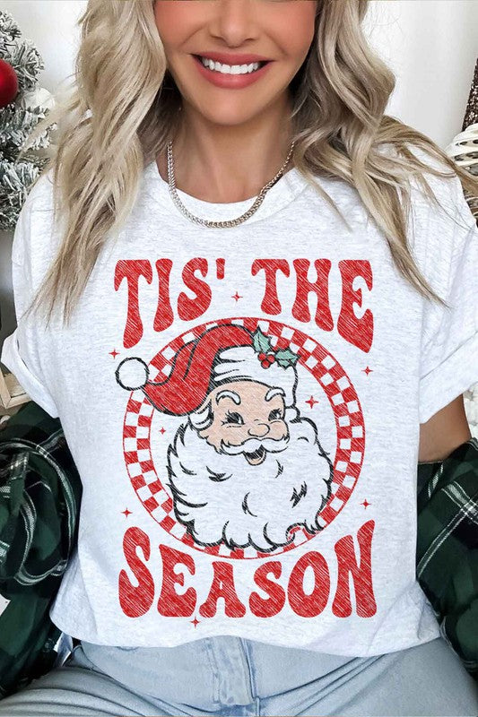 TIS THE CHRISTMAS SEASON OVERSIZED TEE