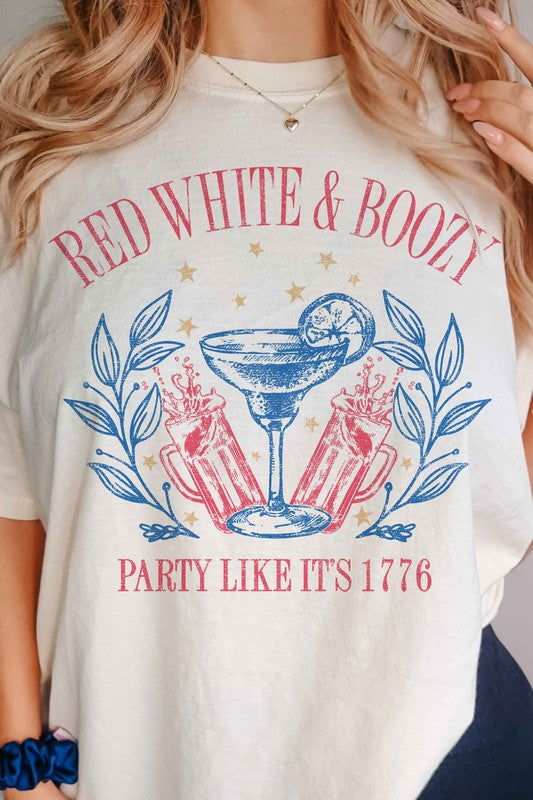 Boozy Holiday Graphic T-Shirt