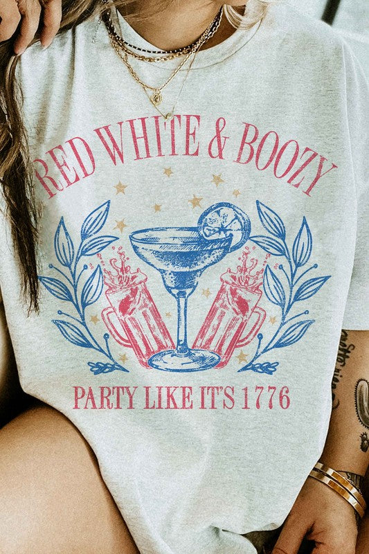 Boozy Holiday Graphic T-Shirt