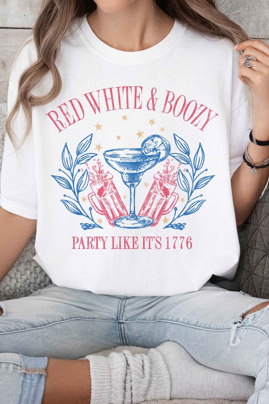 Boozy Holiday Graphic T-Shirt