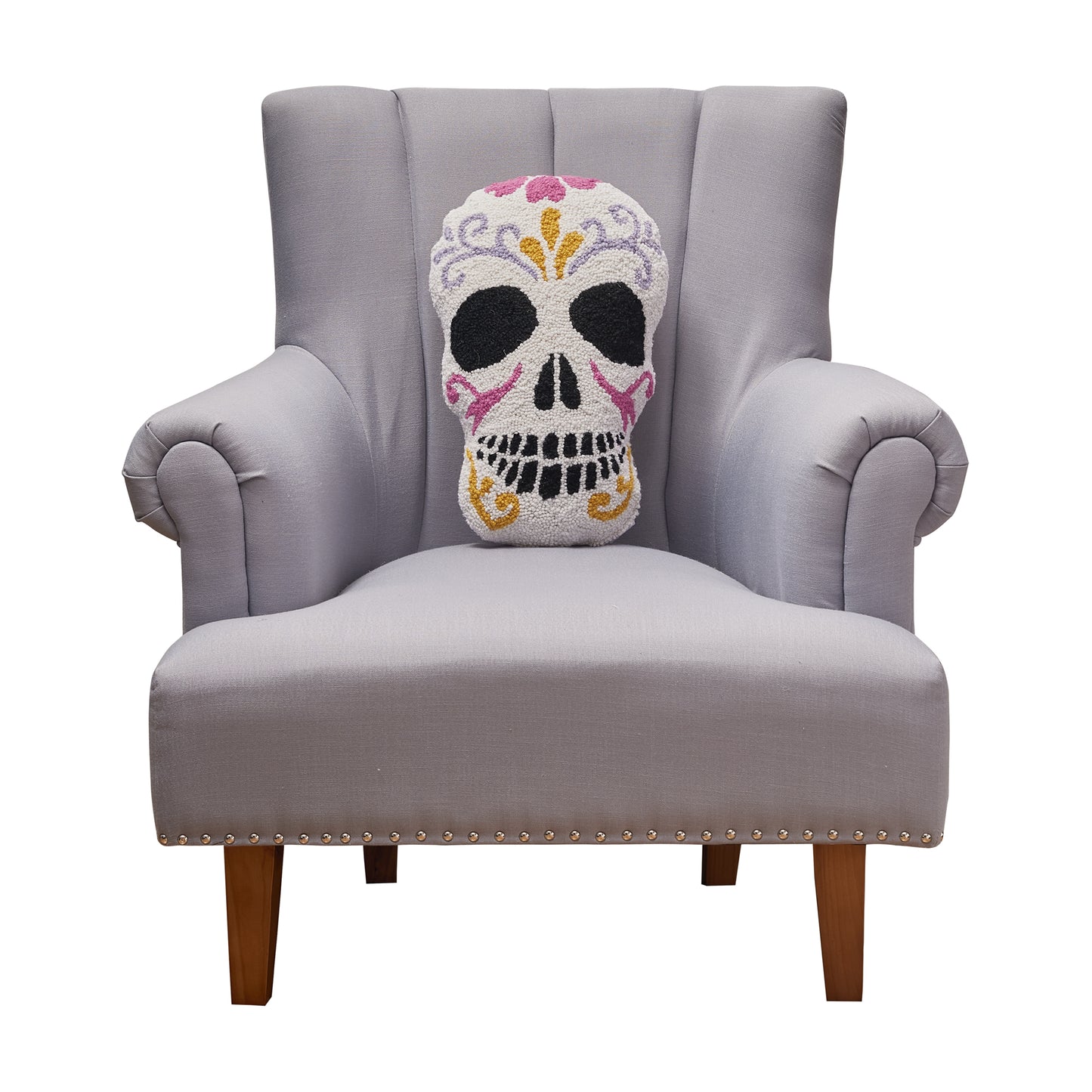 Sugar Skull Accent Pillow