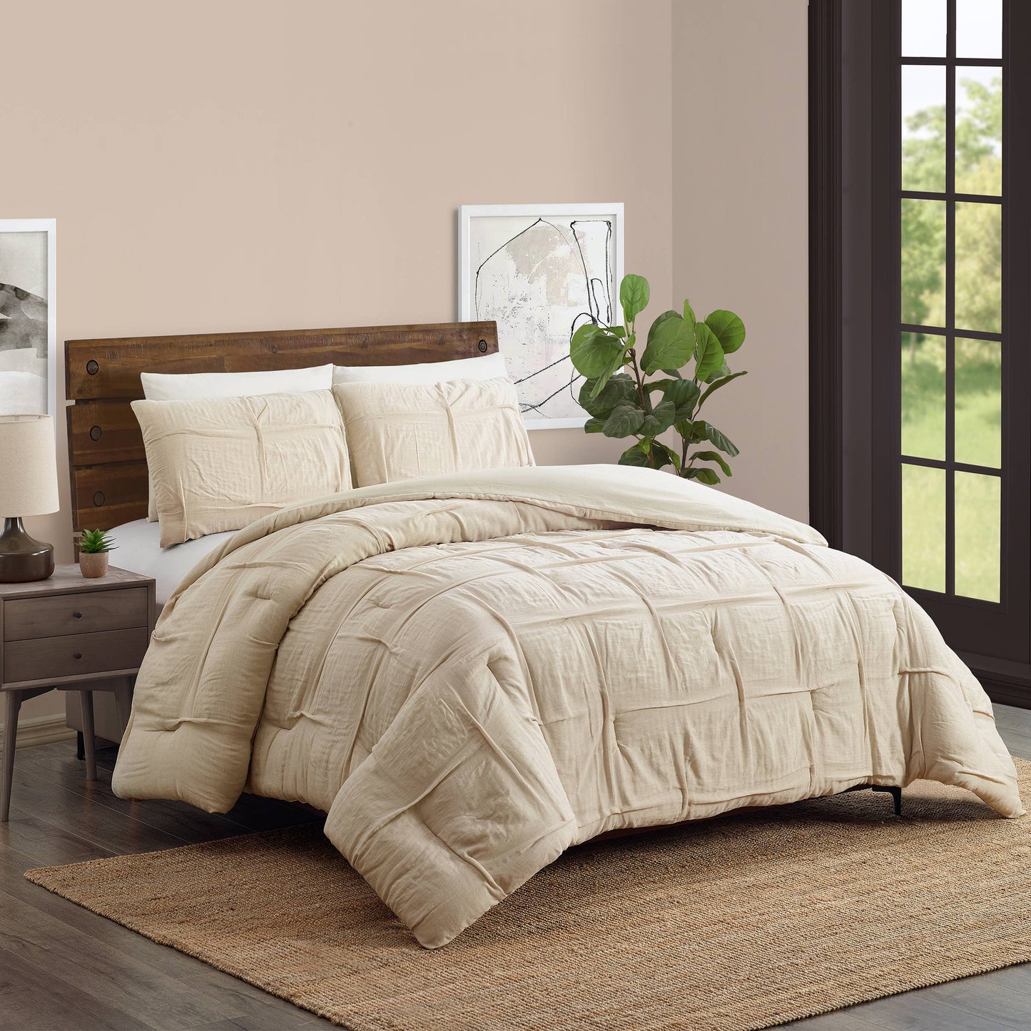 Riley Pleated Comforter Set