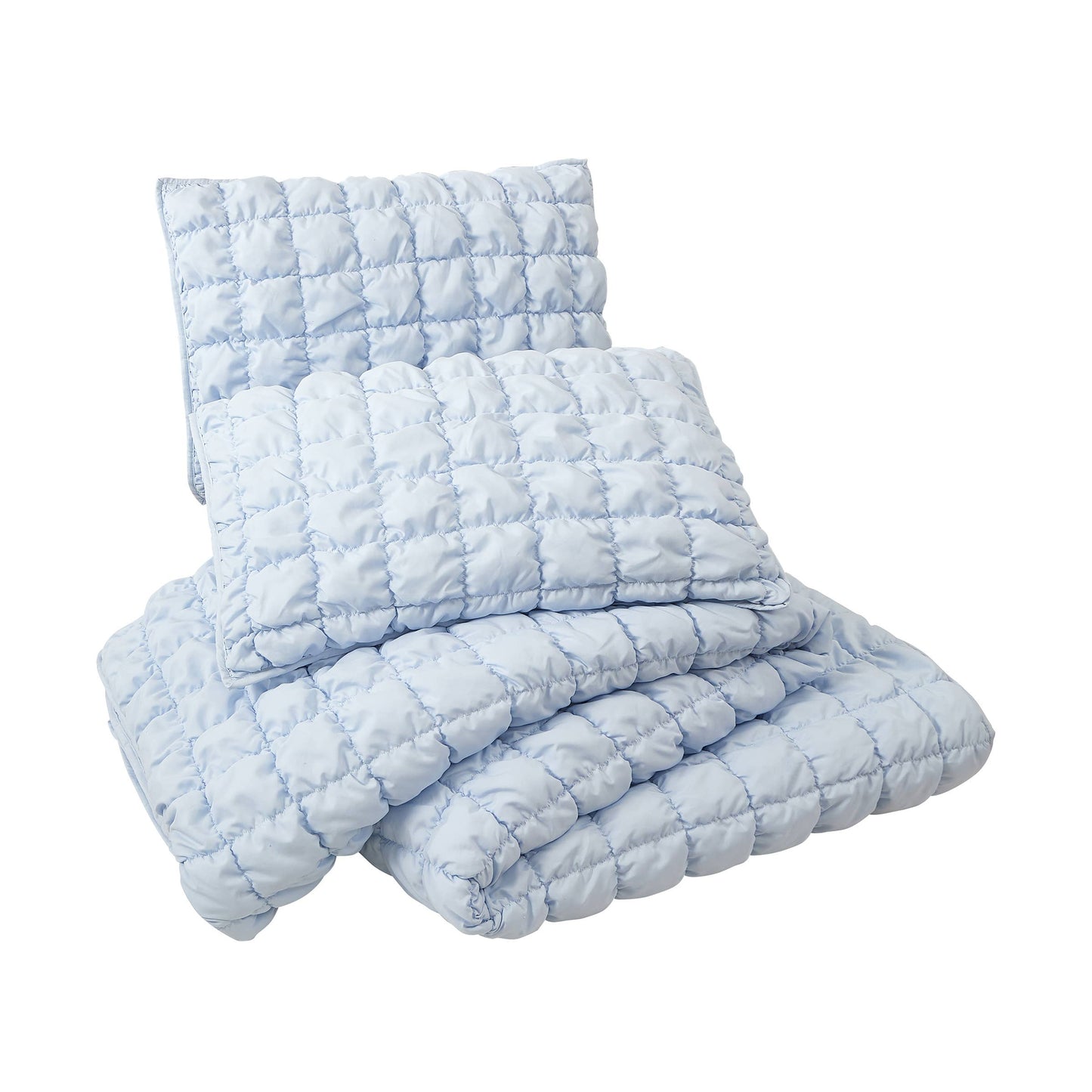 Dreamy Clouds Quilt Set - Blue