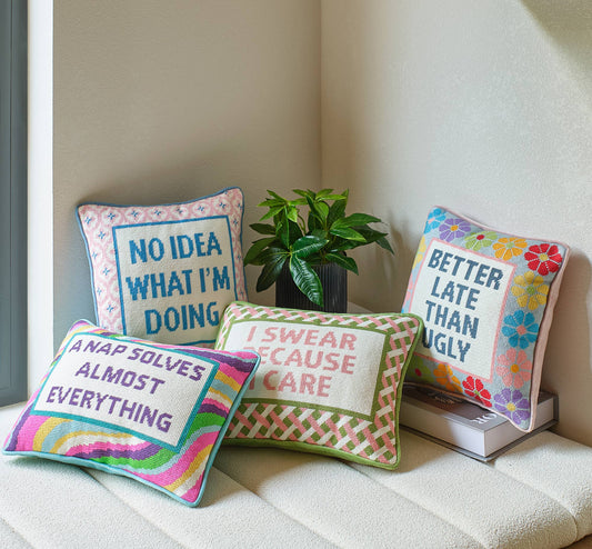 Swearing is Caring Pillow