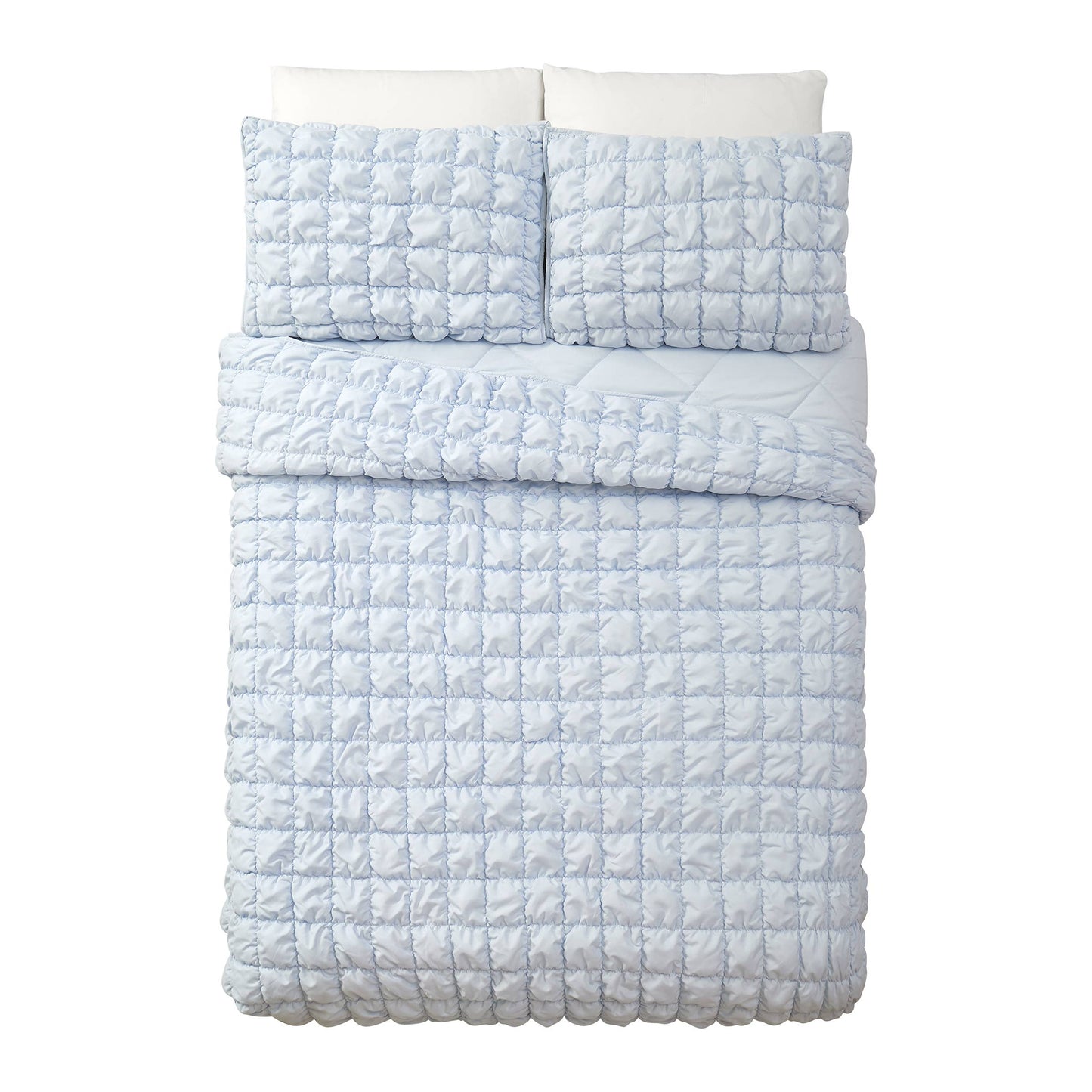 Dreamy Clouds Quilt Set - Blue