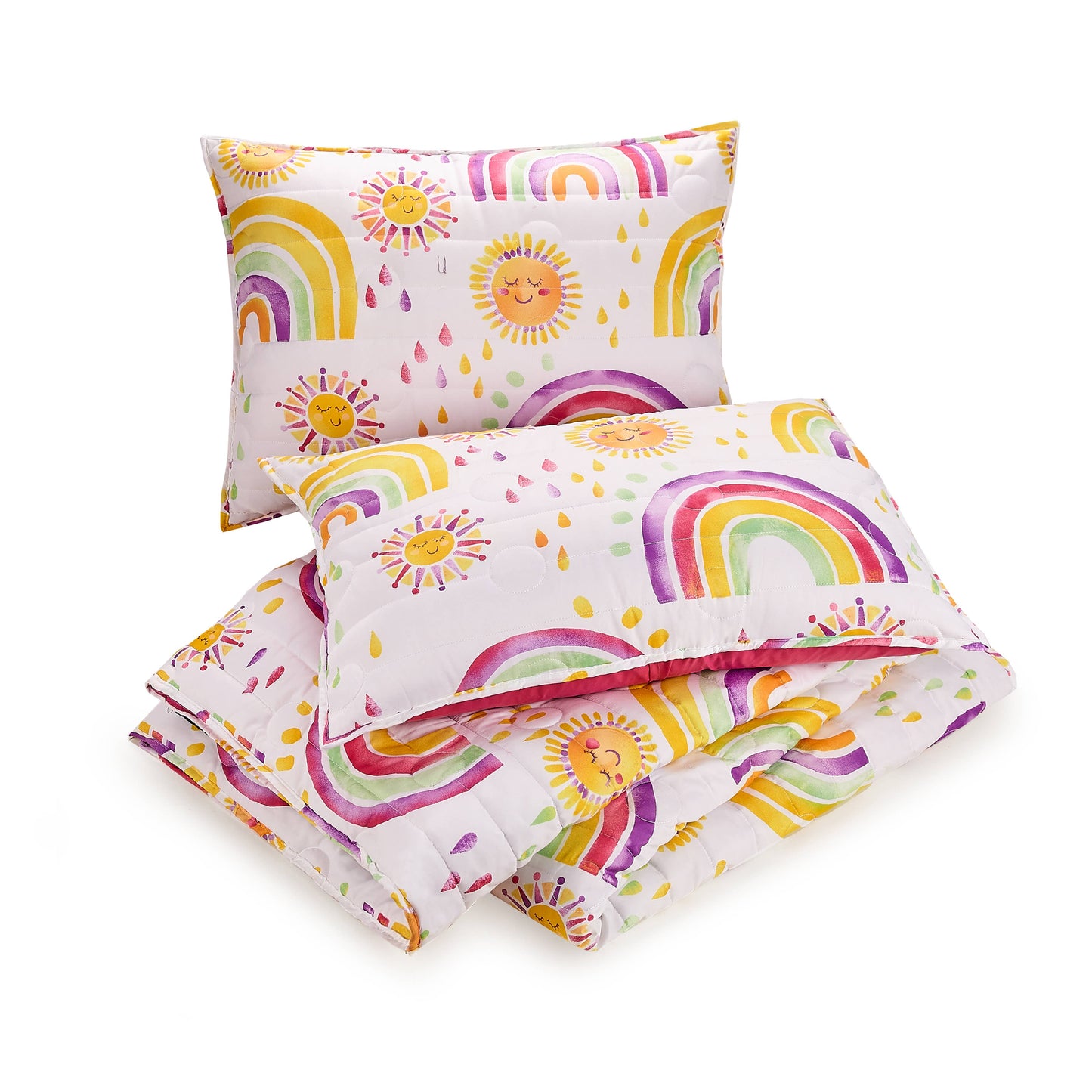 Rainbows & Sunshine Quilt Set